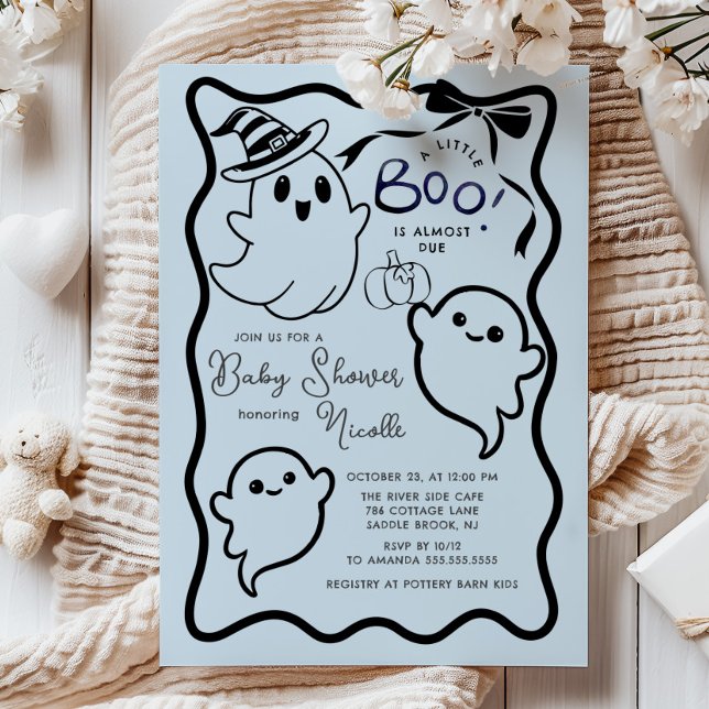 Spooky Sweet Little Boo Baby Dusche Einladung (Von Creator hochgeladen)