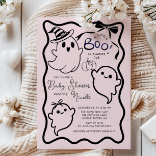 Spooky Sweet Little Boo Baby Dusche Einladung