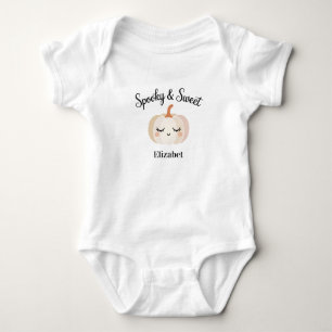 Spooky & Sweet Little Pumpkin Baby Strampler