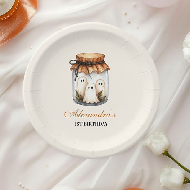 Spooky Sweet ONE Celebration Pappteller (Von Creator hochgeladen)