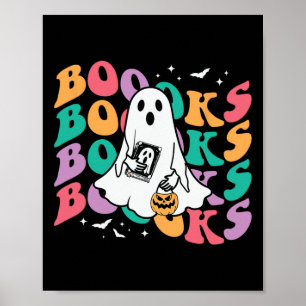 Spooky Teacher Halloween Kostüm für Buchliebhaber Poster