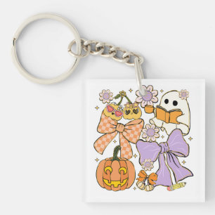 Spooky Teacher Halloween Schlüsselanhänger