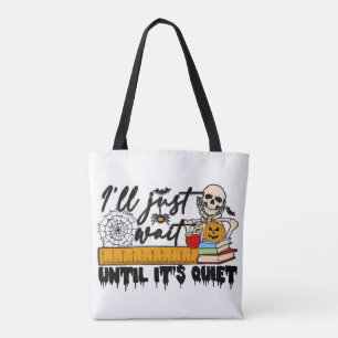 Spooky Teacher Halloween Tote Bag Tasche
