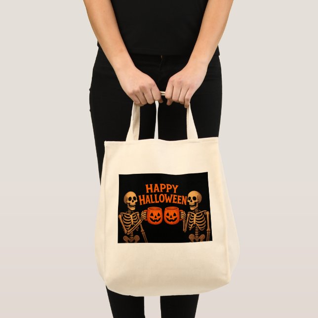 Spooky Toast - glückliches Halloween Tragetasche (Vorderseite (Produkt))