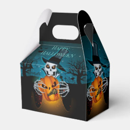 Spooky Top Hat Skeleton Gable Geschenkschachtel