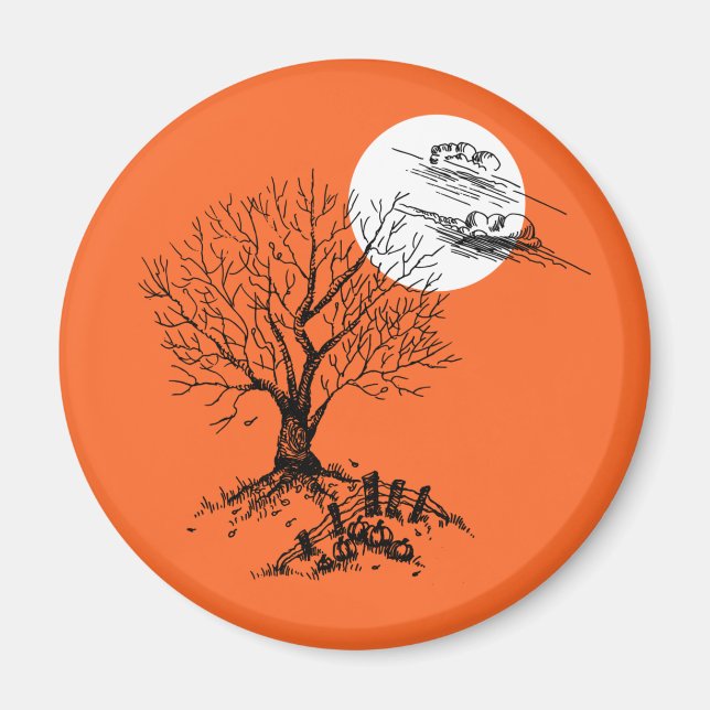 Spooky Tree Magnet (Vorne)