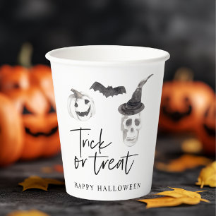 Spooky Trick oder Treat HALLOWEEN-PARTY Pappbecher