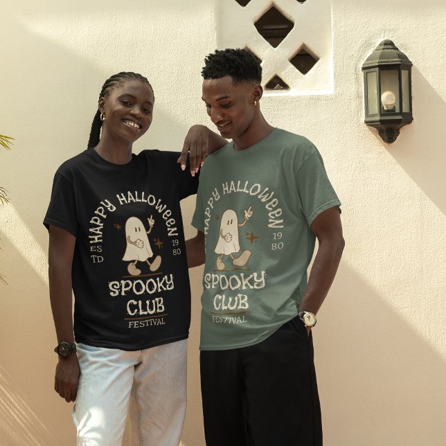 Spooky trifft Retro 80er Style Ästhetik T-Shirt (Von Creator hochgeladen)