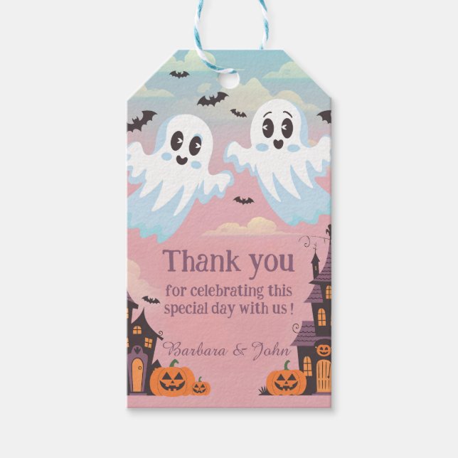 Spooky Twins Fvor Tags Geschenkanhänger (Vorderseite)