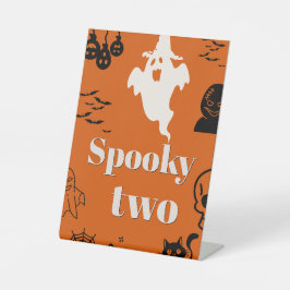 Spooky Two Birthday Sockelschild
