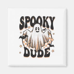 Spooky Typ Groovy Ghost Halloween Kostüm Kinder Bo Magnet