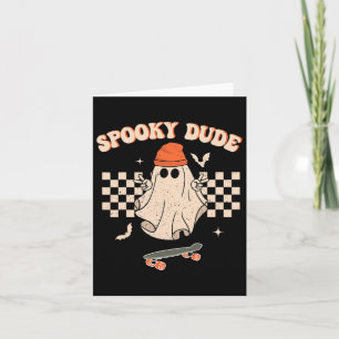 Spooky Typ Kleinkind Retro Groovy Hippie Halloween Karte