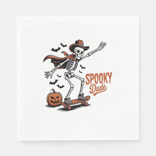 Spooky Typ Spooky Jahreszeit Serviette (Vorderseite)