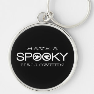Spooky Typografie Halloween Premium-Schlüsselanhän Schlüsselanhänger
