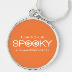 Spooky Typografie Halloween Premium-Schlüsselanhän Schlüsselanhänger