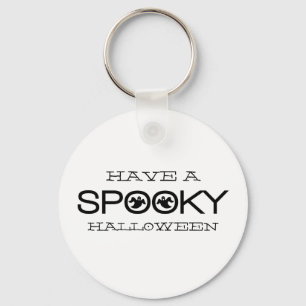 Spooky Typografie Halloween-Schlüsselanhänger Schlüsselanhänger