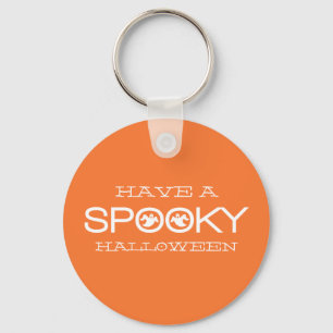 Spooky Typografie Halloween-Schlüsselanhänger Schlüsselanhänger