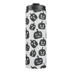 Spooky und Lächeln Pumpkin Thermal Tumbler Thermosbecher