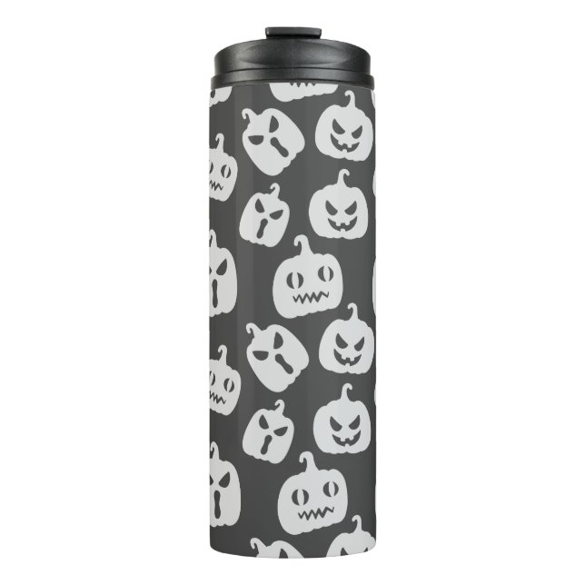 Spooky und Smile Pumpkin Thermosbecher (Vorderseite)
