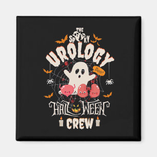 Spooky Urologie Halloween Crew Niedlich Ghost Nurs Magnet