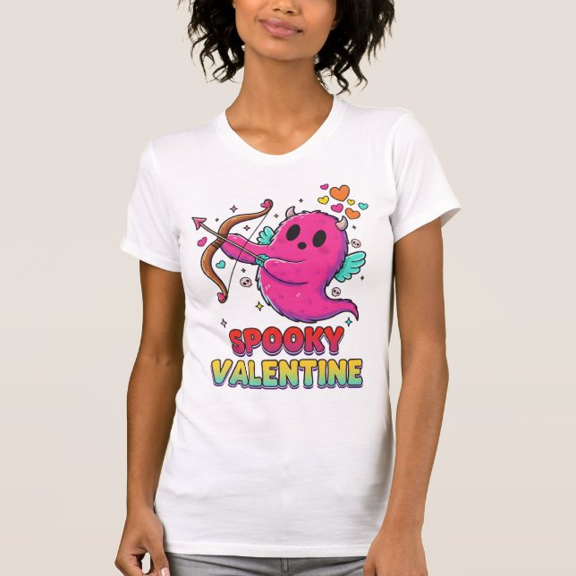 Spooky Valentine Tee for Horror-Lovers in Love (Vorderseite)