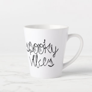 Spooky Vibes Abstrakt Spiders Milchtasse