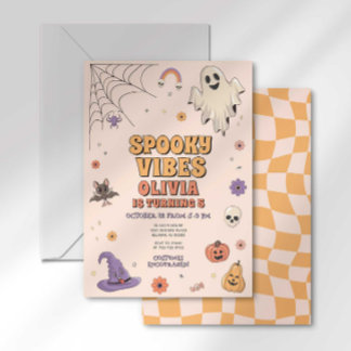 Spooky Vibes Birthday Einladung