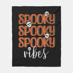 Spooky vibes fleecedecke