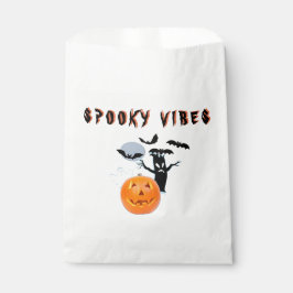 Spooky Vibes Ghost Pumpkin Halloween Design Geschenktütchen