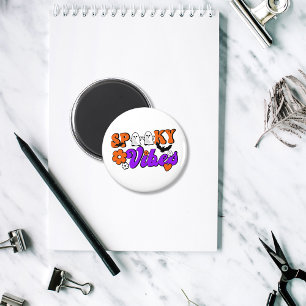Spooky Vibes Ghosts Magnet