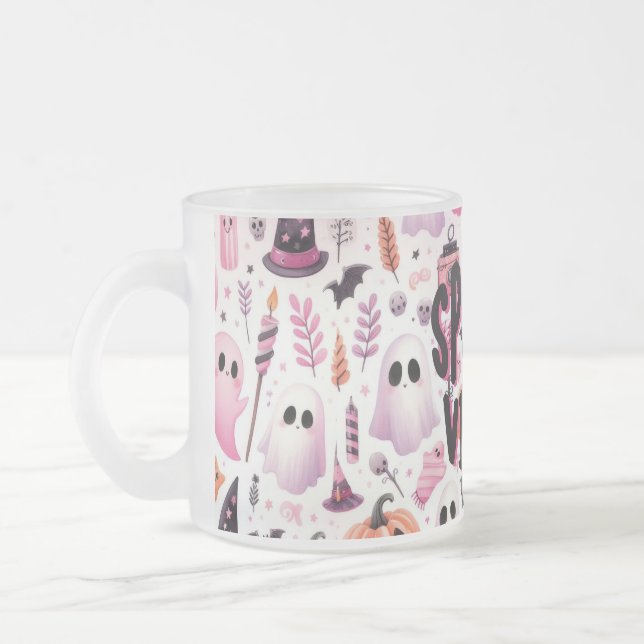Spooky Vibes Halloween-Tasse Tasse (Links)