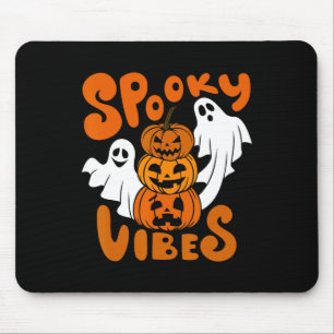 Spooky Vibes Happy Halloween Pumpkin Boo Kostüme Mousepad