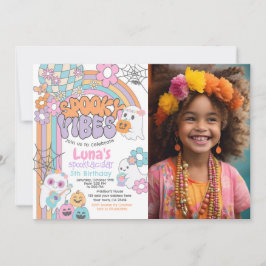 Spooky Vibes Hippie Halloween ANY AGE Einladung