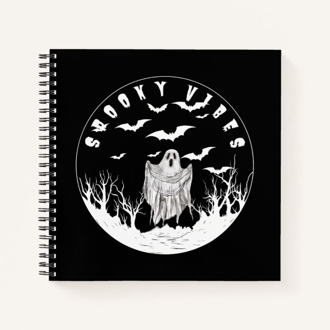 Spooky Vibes Notizbuch (Vorderseite)