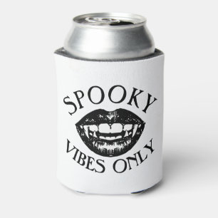 Spooky Vibes nur Halloween Decke Vampirfangs Dosenkühler