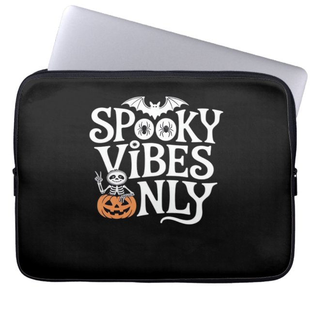 Spooky Vibes nur Halloween Sloth Oversized T-Shir Laptopschutzhülle (Vorderseite)