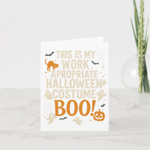 Spooky Vibes Retro Ghost Coquette Bow Halloween Wo Karte