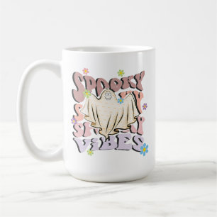 Spooky Vibes Retro Halloween Kaffeetasse