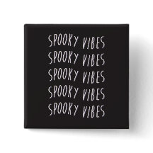 spooky vibes typography
