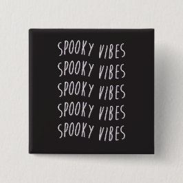 spooky vibes typography button