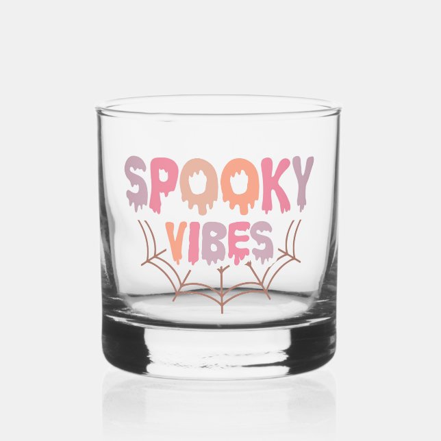 Spooky Vibes Whiskyglas (Vorderseite)