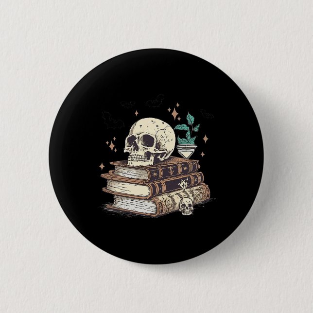 Spooky Zauberbücher Button (Vorderseite)