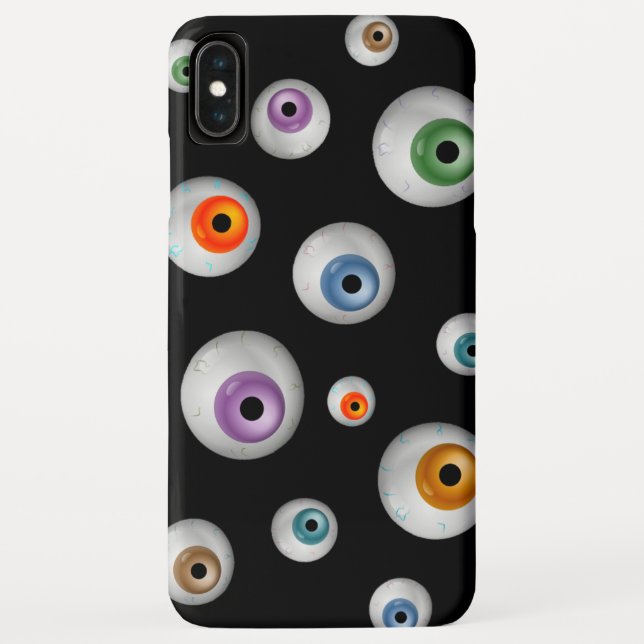 Spooky Zombie Bloodshot Eyeballs Black Case-Mate iPhone Hülle (Rückseite)