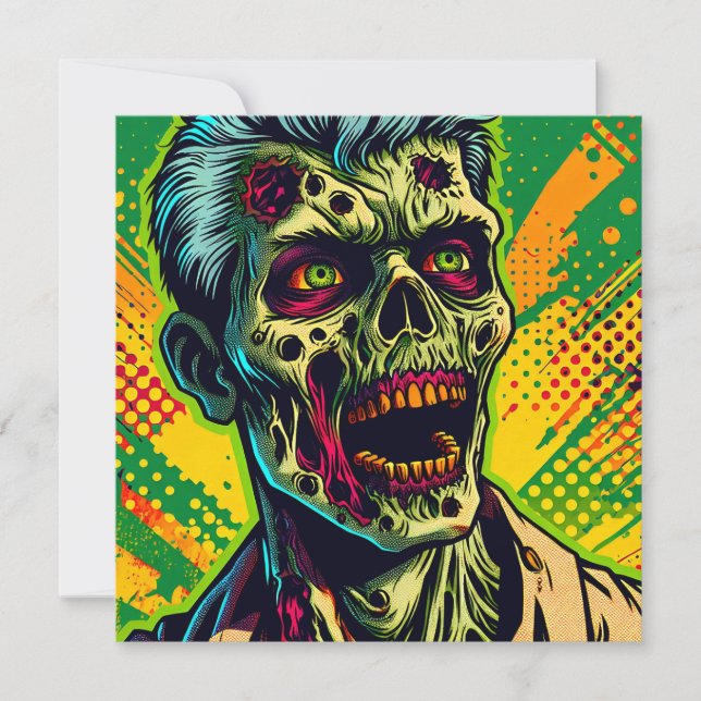 Spooky Zombie Halloween-Party (Vorderseite)