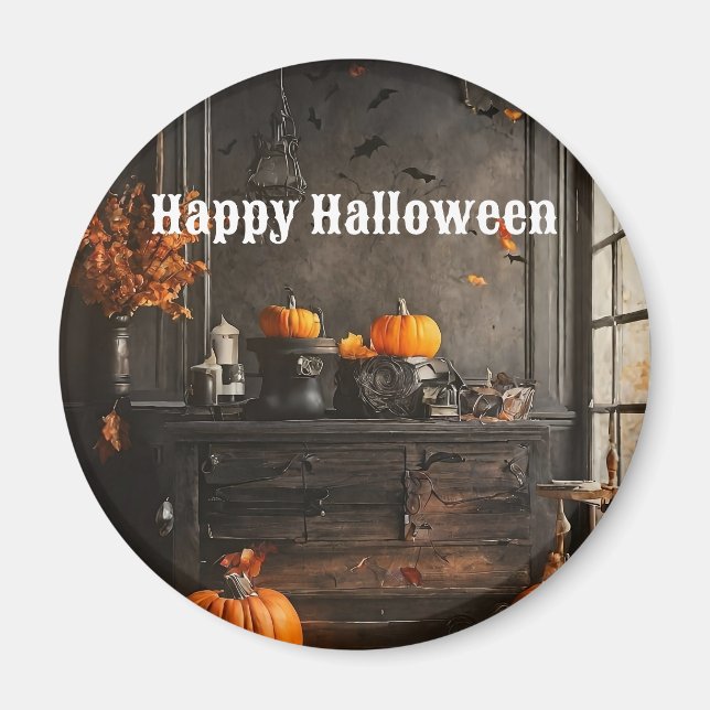 Spooky Zuhause Halloween Collection Magnet (Vorne)