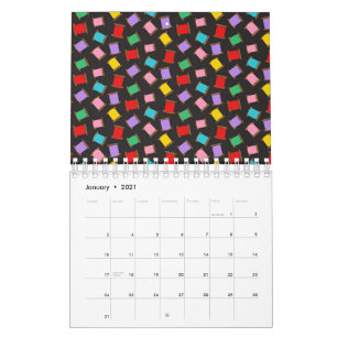 Spools Sewing Threads Black Dressmaker Seamstress Kalender