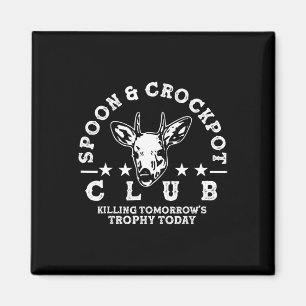 Spoon and Crockpot Club Die Trophäe der Hirschen H Magnet