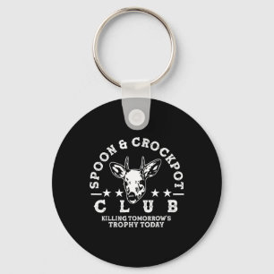 Spoon and Crockpot Club Die Trophäe der Hirschen H Schlüsselanhänger