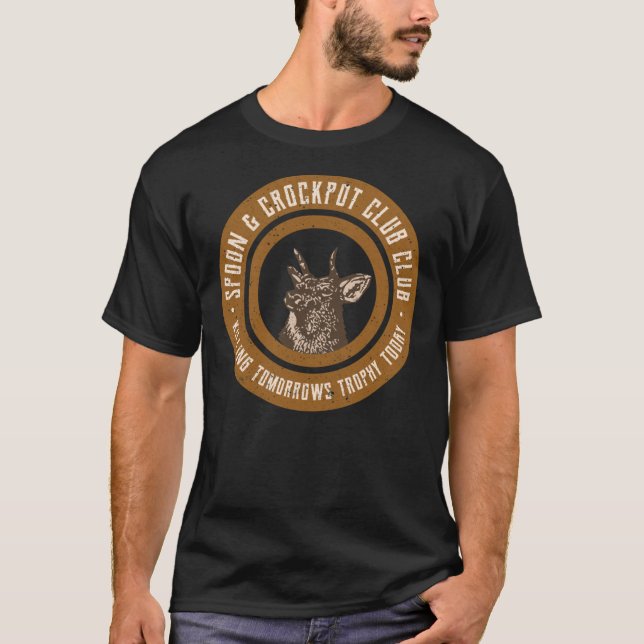 Spoon and Crockpot Club Tomorrow&x27;s Trophy Deer T-Shirt (Vorderseite)