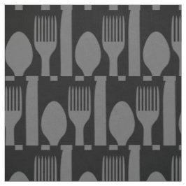 Spoon Knife Fork Graphic Stoff